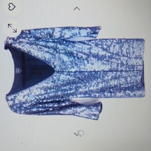 Top Shop London Kate Moss blue beaded dress Size US 6 UK Size 10 EU 38